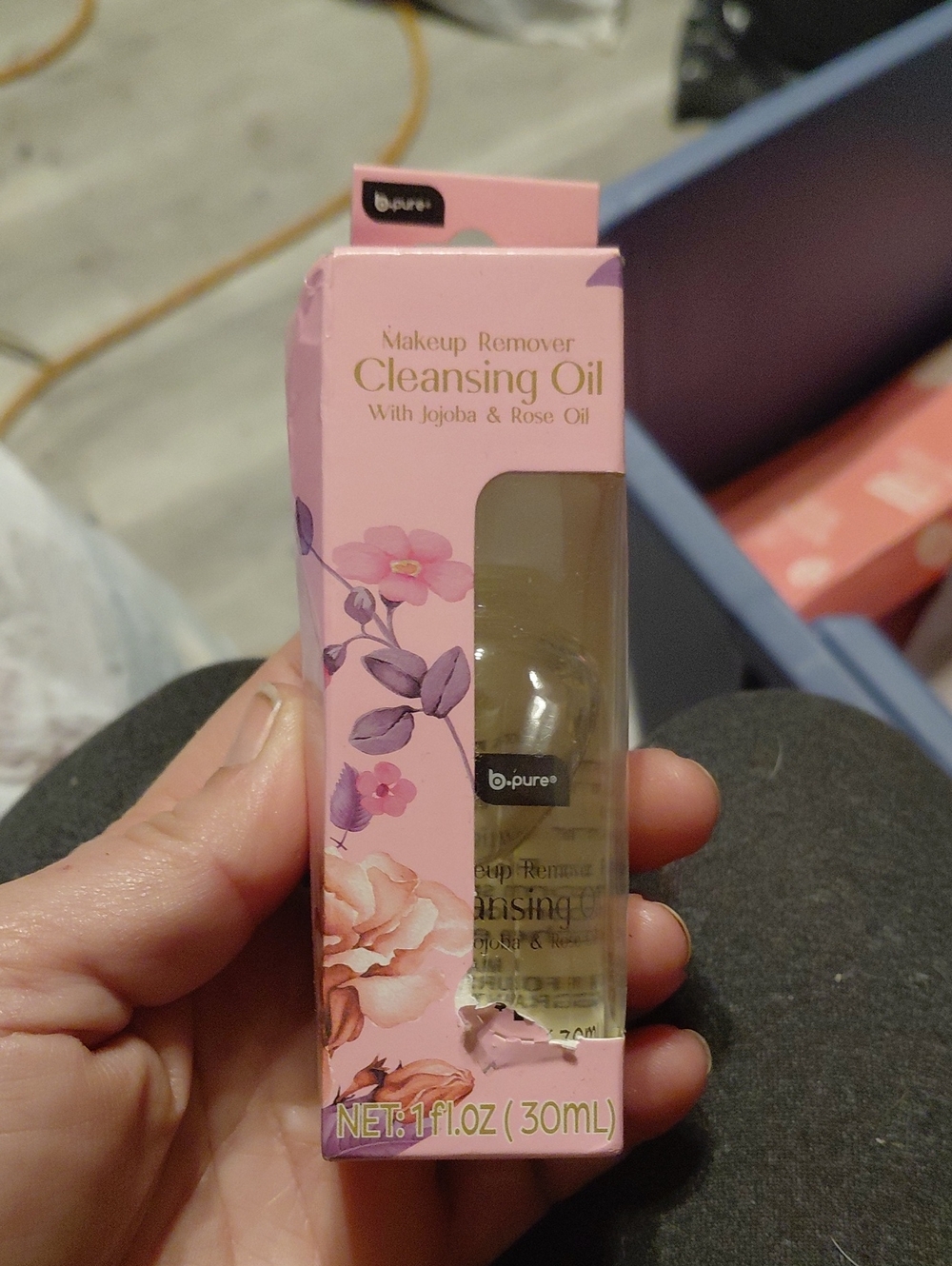 5/$10 b pure Makeup Removing Cleansing Oil With Jojoba & Rose Oil